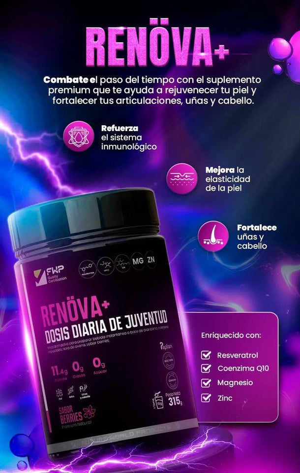 RENÖVA+ - TU DOSIS DIARIA DE JUVENTUD Y VITALIDAD